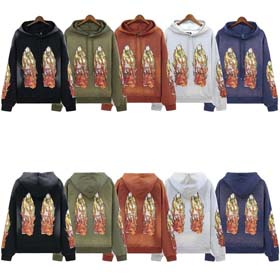 Who Decides War New embroidery print American trend high street men and women washed hooded sweatshirt-2553  